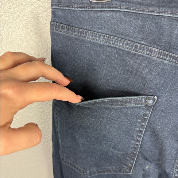 Pilcro Anthropologie Jeans Women’s 31 Dark Blue Wash Straight Leg Causal Stretch - Picture 8 of 8